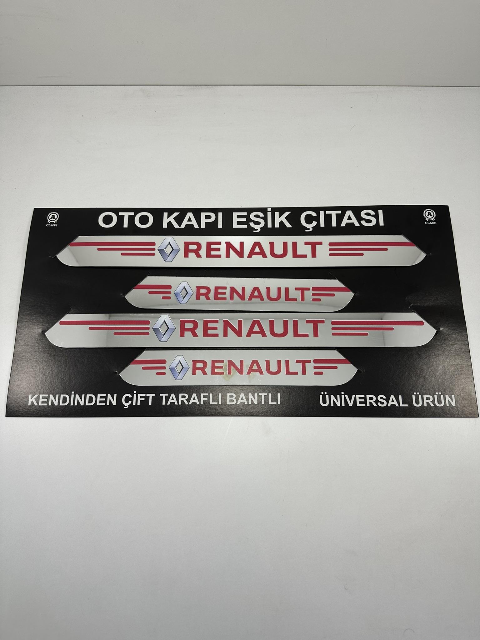 Renault%20Oto%20Kapı%20Eşik%20Çıtası%204’lü%20Takım%20Aynalı%20Pleksi