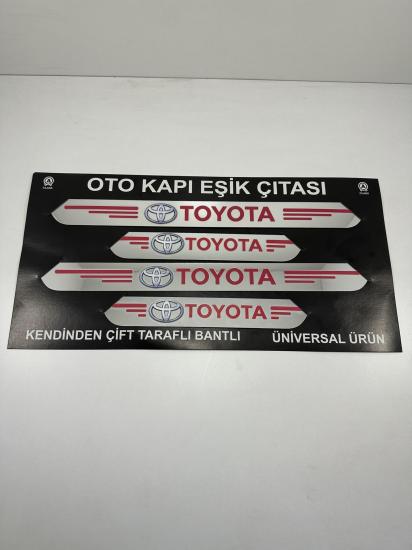 Toyota Oto Kapı Eşik Çıtası 4’lü Takım Aynalı Pleksi