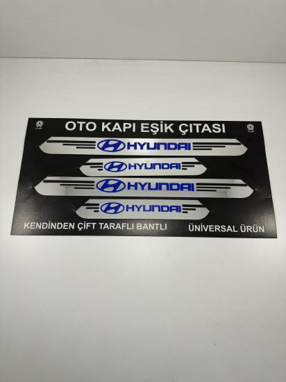 Hyundai Oto Kapı Eşik Çıtası 4’lü Takım Aynalı Pleksi