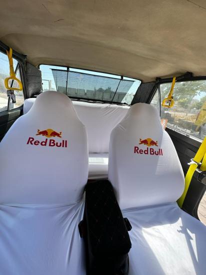 Redbull Oto Servis Kılıfı Beyaz